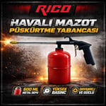 RICO Havalı Mazot Püskürtme Tabancası Metal 600 Ml