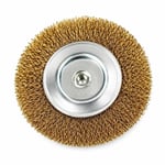 RICO Pimli Saçaklı Daire Tel Fırça 65 Mm