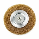 RICO Pimli Saçaklı Daire Tel Fırça 75 Mm