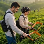 RICO Akülü Çay Yaprak Toplama Makinesi