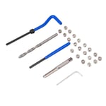 ROCKFORCE M12 Helicoil Kılavuz Diş Açma Seti Matkap Uçlu 1.5 18 Mm