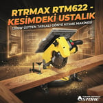 RTRMAX RTM622 Üstten Tablalı Gönye Kesme Makinesi 1200W