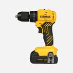 RTRMAX RTS5012 Şarjlı Darbeli Matkap Kömürsüz Çift Akülü S-Lion 2Ah