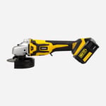 RTRMAX RTX2055B Şarjlı Avuç Taşlama Makinesi Kömürsüz 115 Mm X-Lion - (Aküsüz)