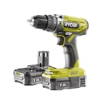 RYOBI R18PD2-215G Akülü Darbeli Matkap Çift Akülü 18V Li-Ion 1.5 Ah