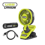 RYOBI RCF4-120G Akülü Vantilatör 4V Li-Ion