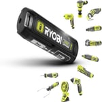 RYOBI RI4-120G Akülü Lastik Şişirme Kompresörü 4V Li-Ion - USB-C İle Şarj Edilebilir