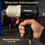 SAPPOWER IW-3C14 1/2 Havalı Somun Sıkma Ve Sökme Tabancası 1350Nm