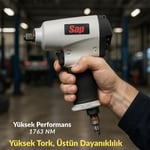 SAPPOWER IW-4A93 3/4 Darbeli Havalı Somun Sıkma Ve Sökme Tabancası 1763 Nm