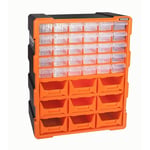 Süper Bag ASR-6010 Monoblok Avadanlıklı Çekmece Seti Organizer 39'Lu