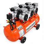 TAKPOWER 100 LT Yağsız Ve Sessiz Hava Kompresörü 8 Bar 220V