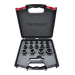 TAKPOWER 1/2 Twist Lokma Seti Hasarlı Cıvata Ve Somun Sökme 14 Parça