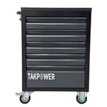 TAKPOWER 172 Parça Dolu Takım Arabası 5 Çekmeceli İzeltaş El Aletleri - Antrasit
