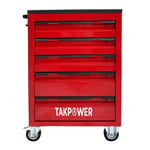 TAKPOWER 5 Çekmeceli Dolu Takım Arabası 190 Parça