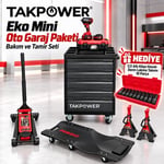 TAKPOWER Eko Mini Oto Garaj Paketi Bakım Ve Tamir Seti