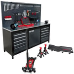 TAKPOWER Oto Servis Ve Hobi Garaj Seti Premium - Premium Servis Seti