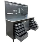 TAKPOWER TTR4410 2 Metre Takım Tezgahı 10 Çekmeceli 1 Dolaplı