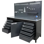 TAKPOWER TTR4410 2 Metre Takım Tezgahı 10 Çekmeceli 1 Dolaplı