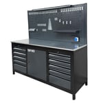 TAKPOWER TTR4410 2 Metre Takım Tezgahı 10 Çekmeceli 1 Dolaplı