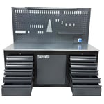 TAKPOWER TTR4410 2 Metre Takım Tezgahı 10 Çekmeceli 1 Dolaplı