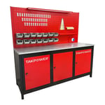 TAKPOWER TTR4413 2 Metre Takım Tezgahı 3 Dolaplı