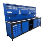 TAKPOWER TTR4430 3 Metre Takım Tezgahı 10 Çekmeceli 2 Dolaplı Ara Bölmeli
