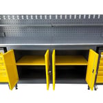TAKPOWER TTR4432 3 Metre Takım Tezgahı 2 Dolaplı + 2 Boş Takım Arabası