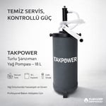 TAKPOWER Turlu Şanzıman Yağ Pompası 18 LT
