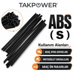 TAKPOWER Plastik Kaynak Elektrodu Siyah ABS 1.0 X 400 Mm 20 Adet