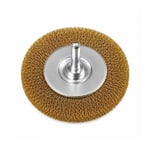 TOMAX Pimli Saçaklı Daire Tel Fırça 50 Mm
