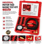 UNIVERSAL Yağ Basınç Test Kiti 12 Parça