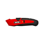 VIP-TEC VT875142 Güvenlikli Maket Bıçağı Metal 3 Kademeli Trapez