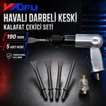 WUFU Havalı Darbeli Keski Kalafat Çekici Seti 190 Mm