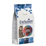 Exclusion Monoprotein Ton Balıklı Narlı ve Yaban Mersinli Düşük Tahıllı Yetişkin Kedi Maması 1,5 Kg
