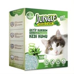 Jungle Karbonlu Aloe Veralı Gri Bentonit Kedi Kumu 6lt