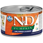 N&D Mini Balkabaklı Kuzu Etli Yavru Köpek Konservesi 140 GR