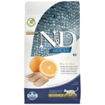 N&D Ocean - Ringa Balıklı ve Portakallı Tahılsız Kısırlaştırılmış Kedi Maması 1,5KG
