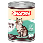 Snacky Chunk Ciğerli Yetişkin Kedi Konservesi 400 gr