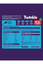 TWİNKLE Twinkle Balıklı Yetişkin Kedi Maması 4 Kg. (4 in 1)