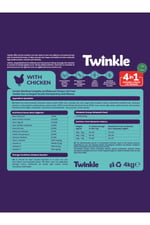 TWİNKLE Twinkle Tavuklu Kısırlaştırılmış Kedi Maması 4 Kg. (4 in 1)