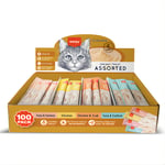 Wanpy Karışık 4 Lezzetli Krema Kedi Ödülü 100'lü Paket (100 x 14 gr)