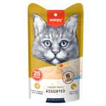Wanpy Karışık 8 Lezzetli Krema Kedi Ödülü 25x14 gr 