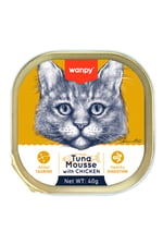 Wanpy Kedi 40g 6'lı Ton Balıklı & Tavuklu Alutray Yaş Mama