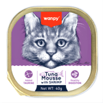 Wanpy Kedi Ton Balıklı & Karidesli Alutray Yaş Mama 40g
