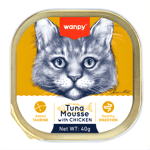 Wanpy Kedi Ton Balıklı & Tavuklu Alutray Yaş Mama 40g