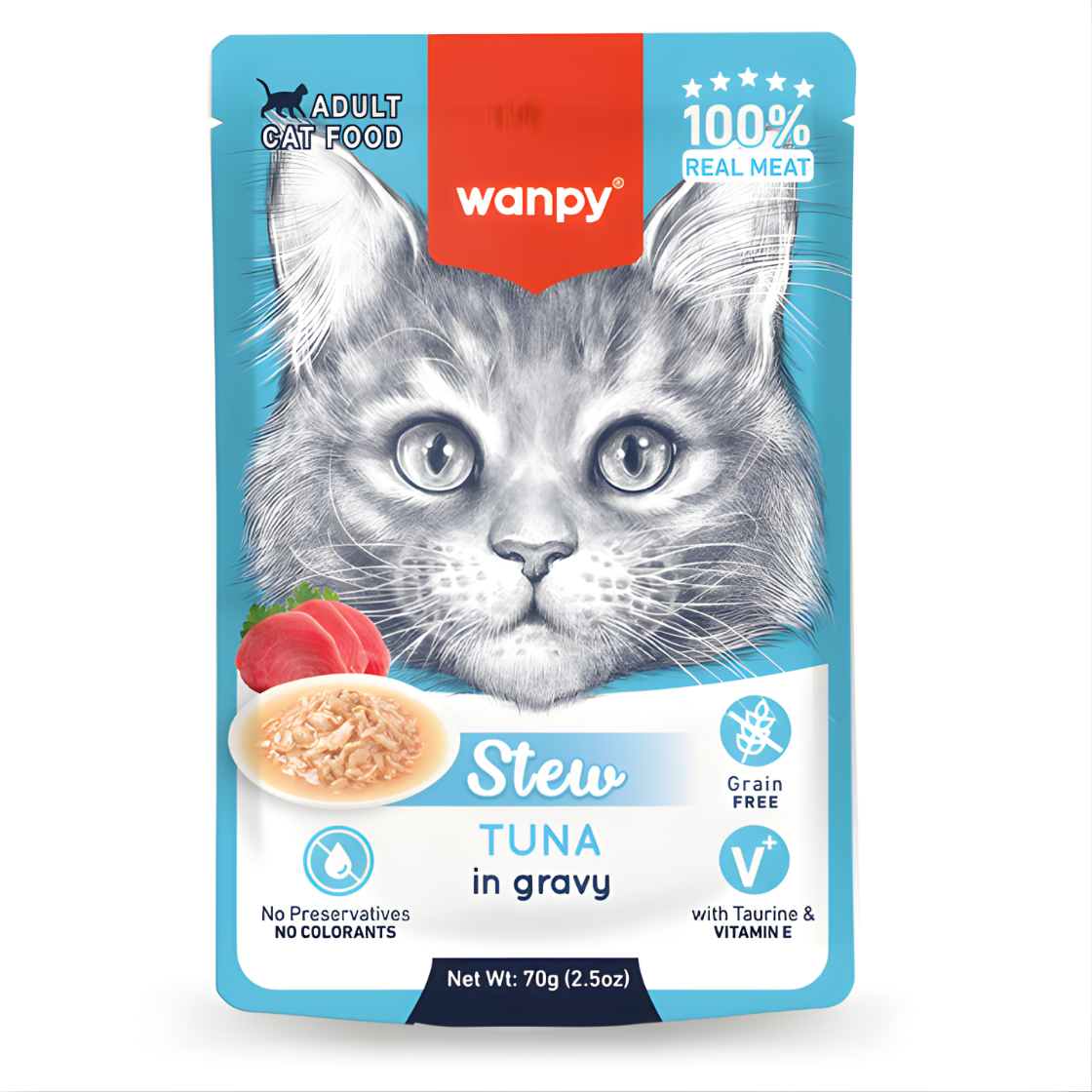 Wanpy Pouch Ton Balıklı Yaş Kedi Maması 70 gr