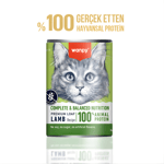 Wanpy Tahılsız %100 Kuzulu Kedi Konservesi 375 gr