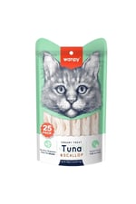 Wanpy Ton Balıklı & Deniz Taraklı Krema Kedi Ödülü 25 Li