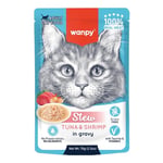 Wanpy Wanpy Karides & Ton Yaş Kedi Maması 70 Gr