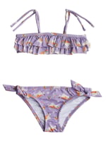 Ruffle Bikini Set - Kız Çocuk Rainbow Unicorn Lilac